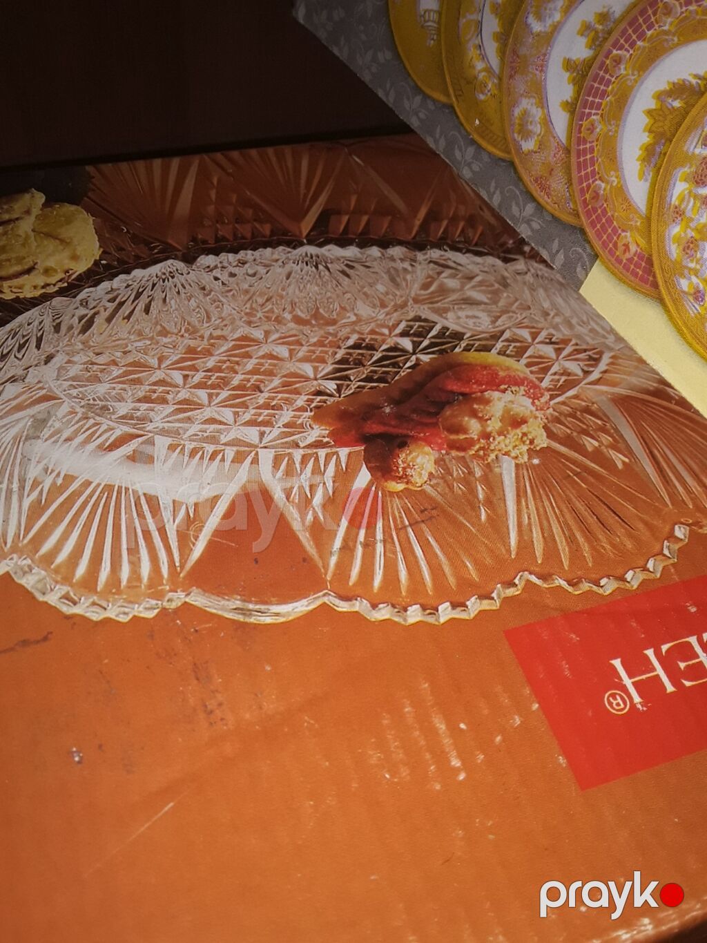 Tort və şiriniyyat qabı, Şüşə — Süfrə qabı, Saray (2)