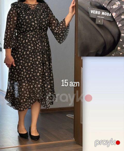 Gündəlik don, Midi, Vero Moda, S — Bakı