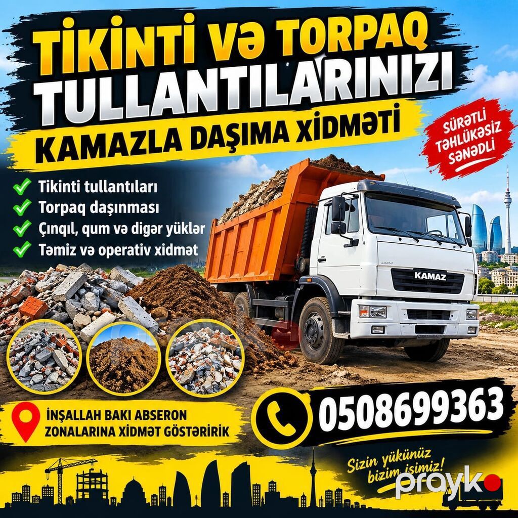 Traktor Xidməti Kiçik və iri traktorlar Təkərli və metal rezin — Ekskavatorlar, Bakı (4)