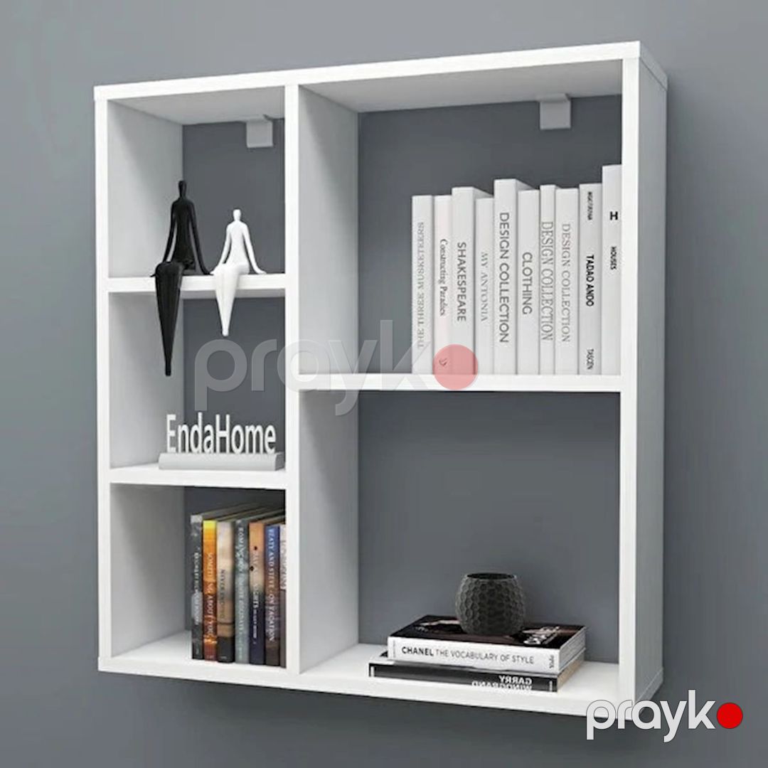 Rəf Ev Plus Myra 12115536, Ldsp, ağ, 70x20x74 sm — Mallar, Bakı (2)