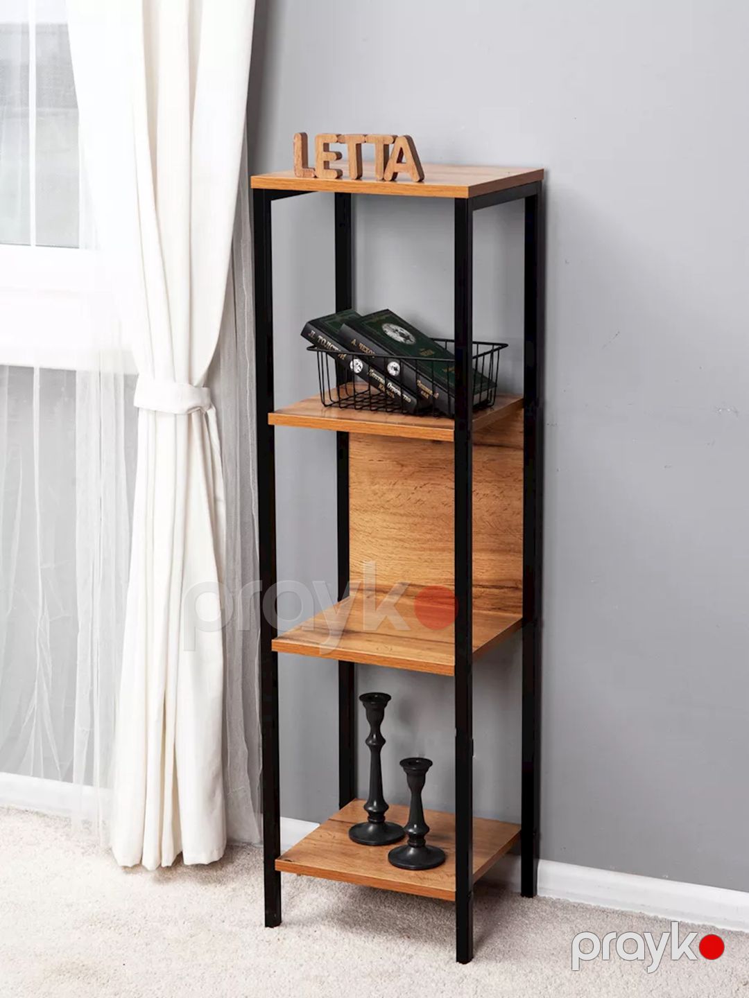 Stellaj 28x33x112 sm, Ldsp, qəhvəyi — Mallar, Bakı (3)