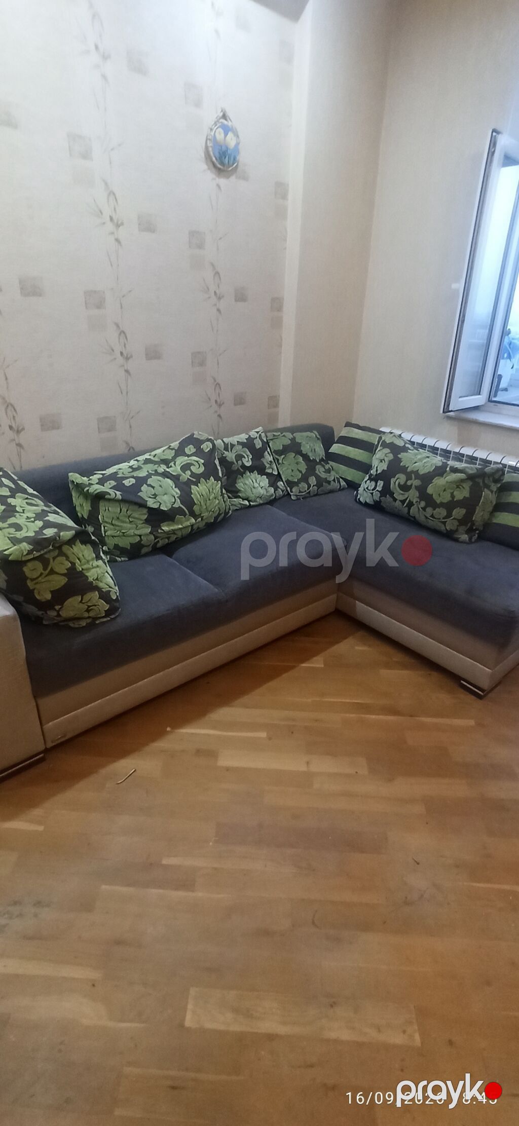 Künc divan dəsti - L şəklində künc divan, 2 hissədən ibarət modul — Divanlər, Bakı (2)