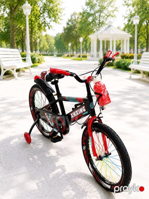 Uşaq velosipedi Xkxing, 20", Qara/Qırmızı — Bakı