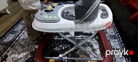 Uşaq gəzdirəni (Babywalker) – oyun paneli ilə - Rəng: ağ üst panel — Xırdalan