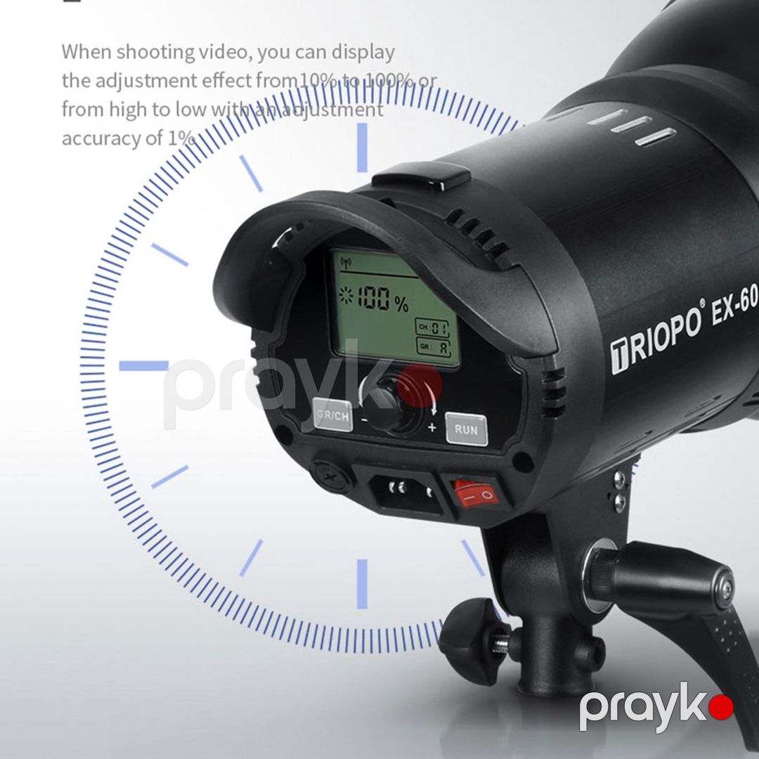 Triopo EX-60 III Professional çəkiliş işığı — Foto və video texnikası, Bakı (3)