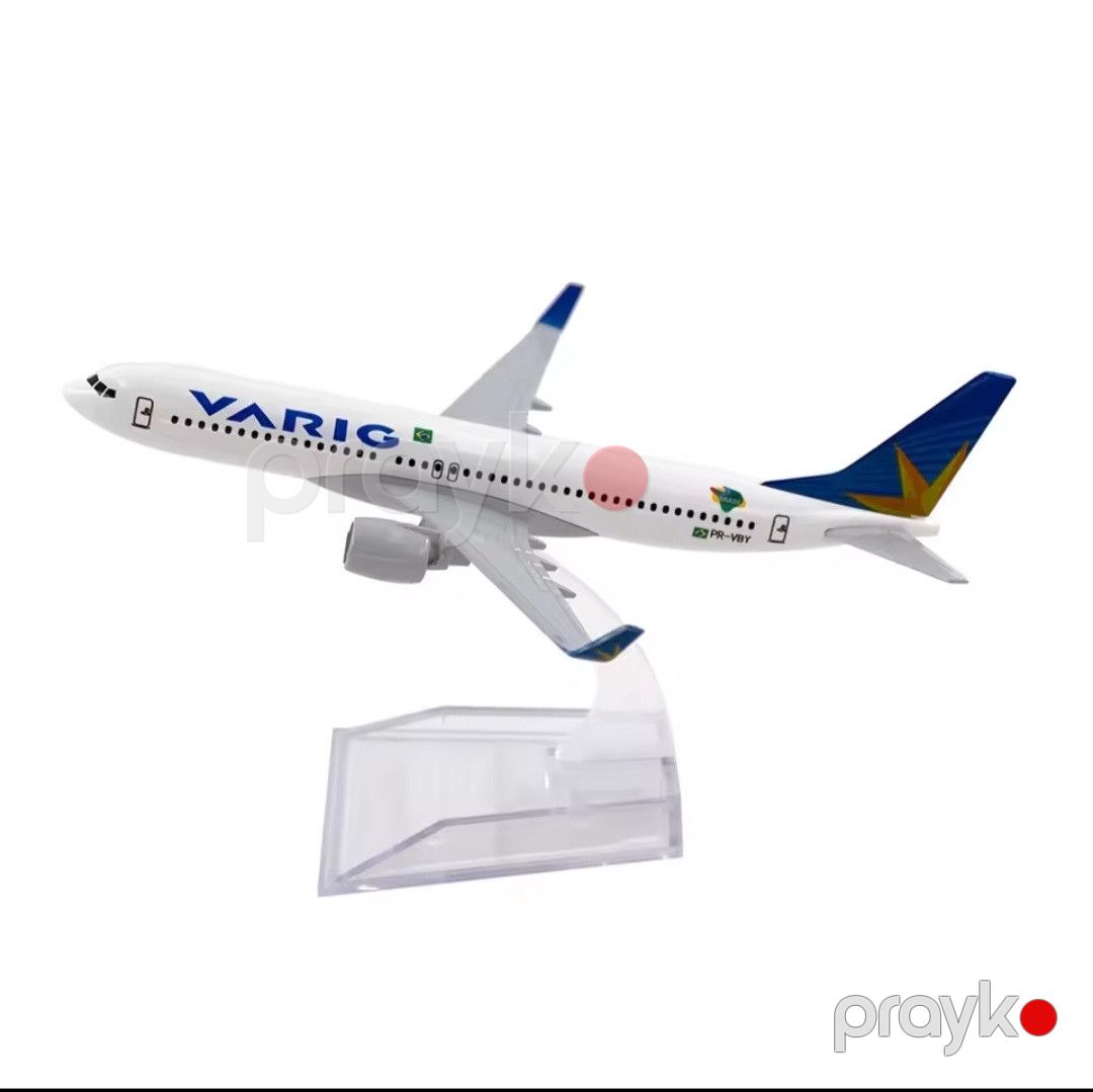 Dekorativ təyyarə modeli Aircraft Varig Boeing 737, 15x13x8 sm — Mallar, Bakı (2)