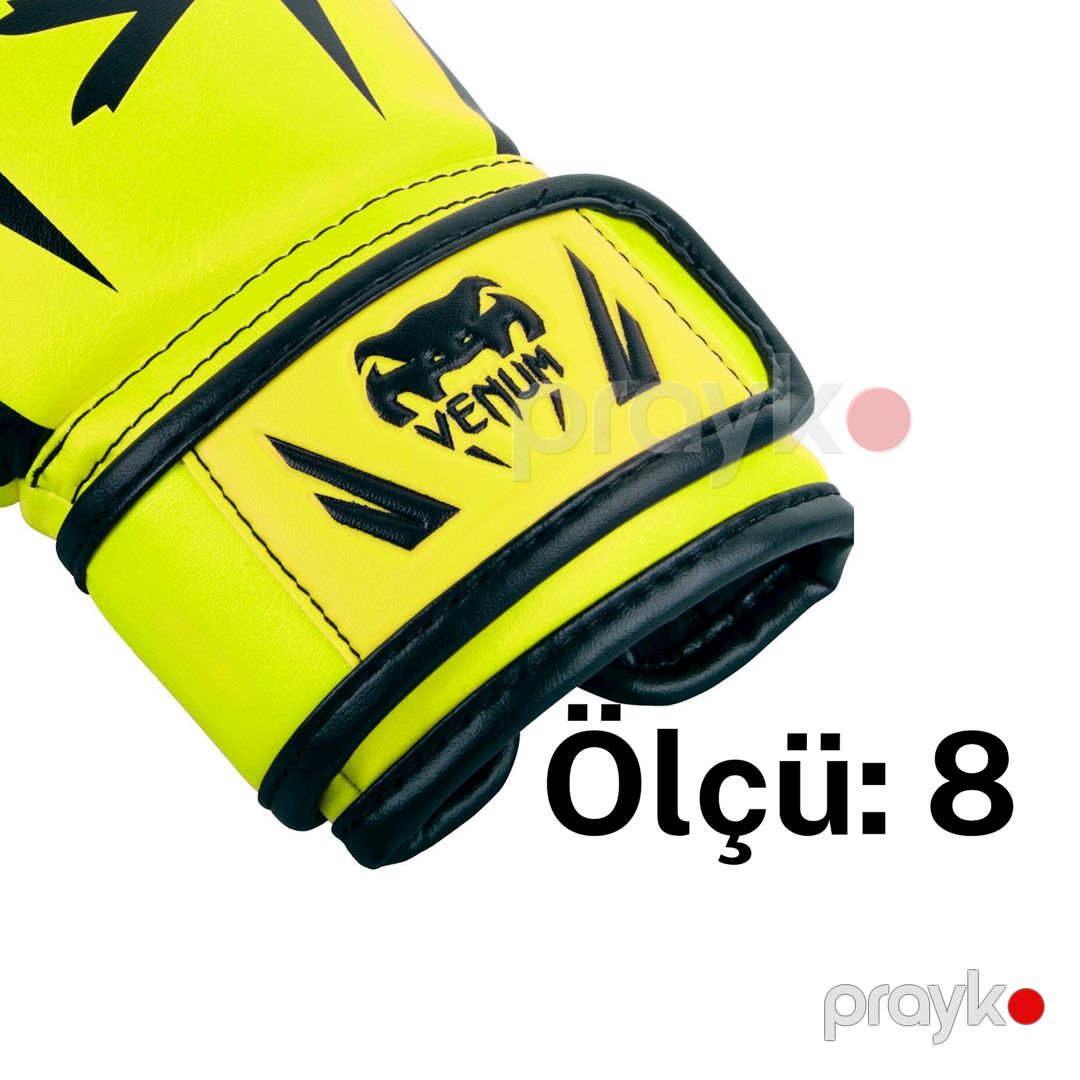 Boks əlcəyi Venum 4002, sarı/qara, ölçü 8 — Mallar, Bakı (2)