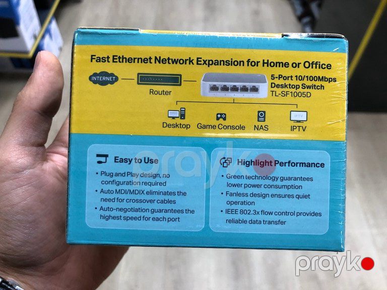 Switch “TP-Link 10/100mb” — Şəbəkə və server avadanlığı, Bakı (2)