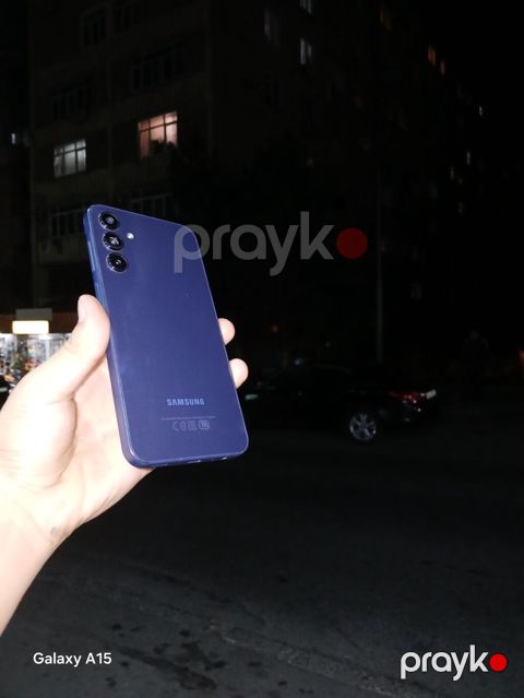 Samsung Galaxy A15, rəng - Mavi, Barmaq izi — Bakı