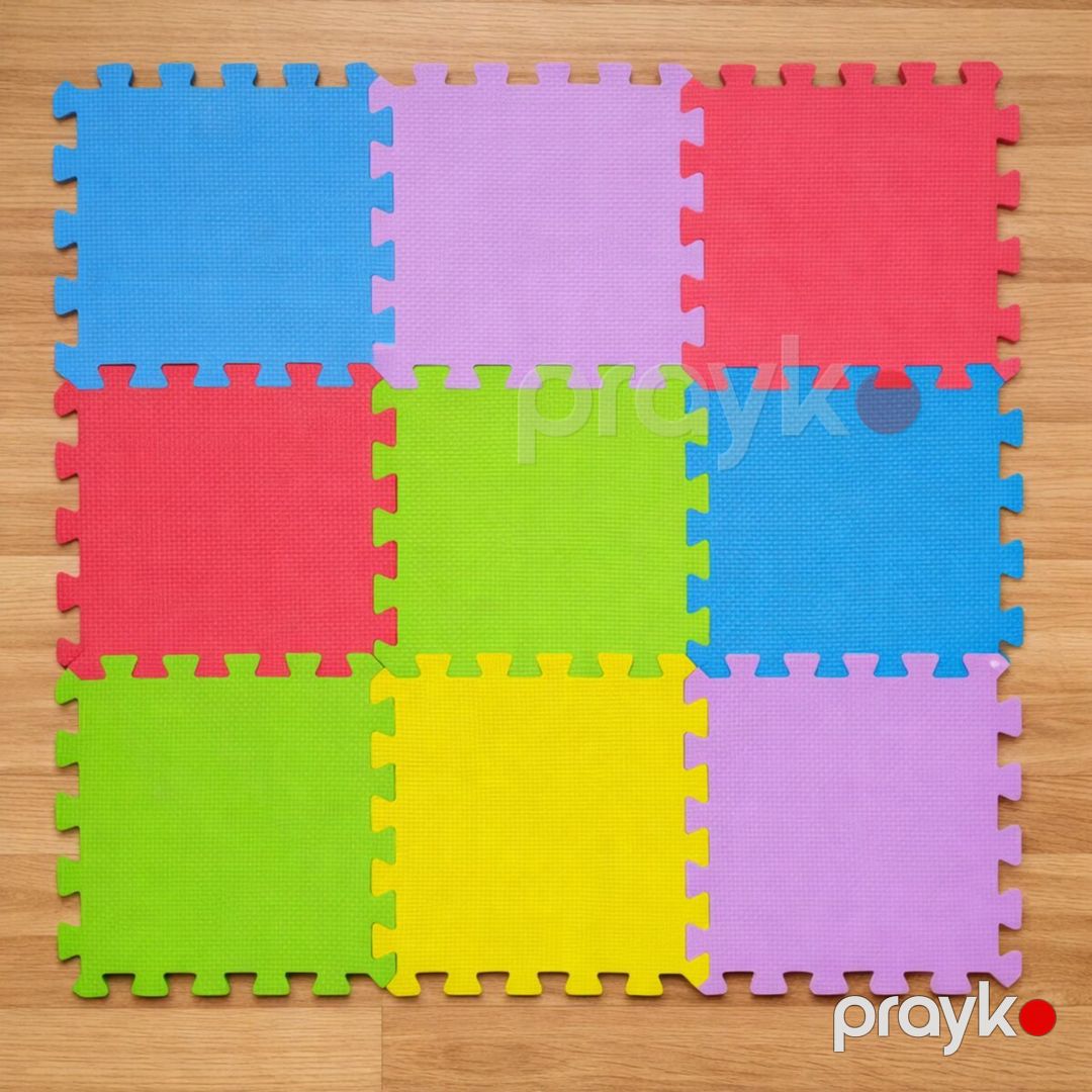 Uşaqlar üçün döşəmə-pazl, 30x30x1 sm 10 hissə — Təmir və inşaat, Bakı (3)