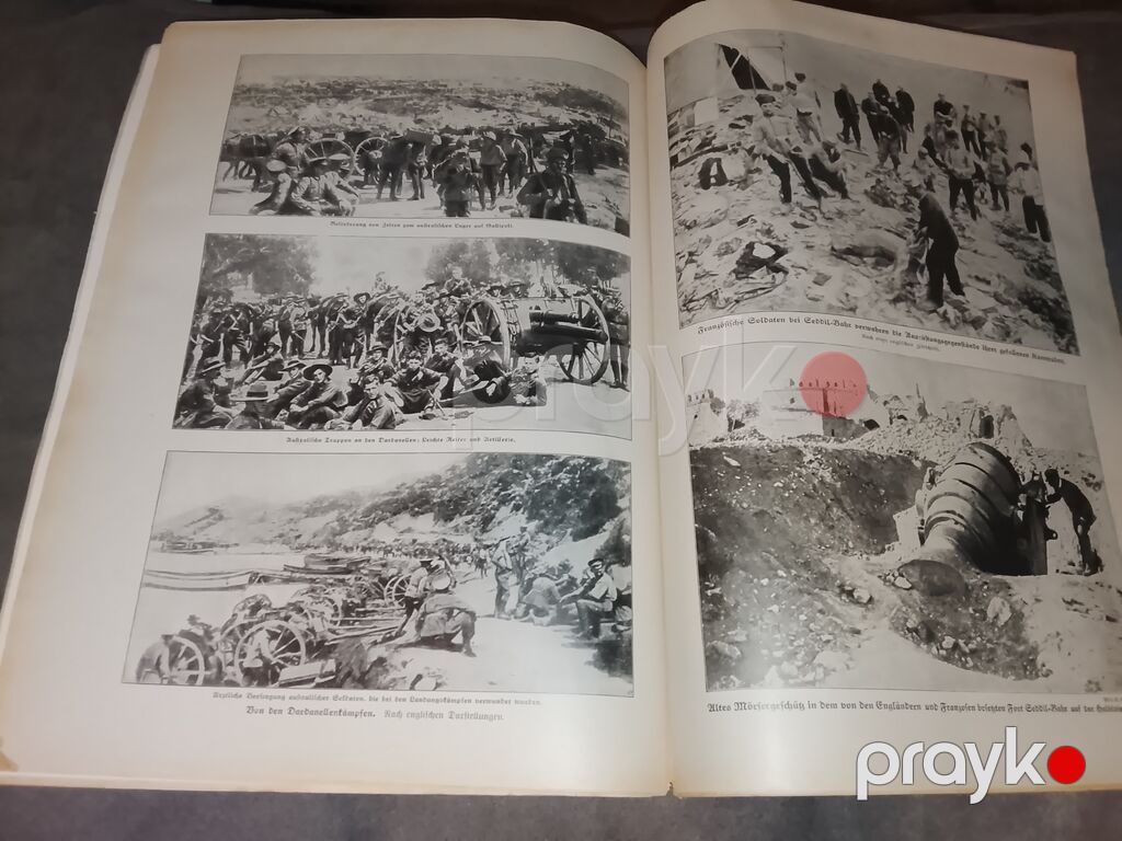 Çanaqqala və osmanlı cəbhəli 1915 orijinal jurnal Kolleksiyanıza — Jurnallar, Bakı (6)