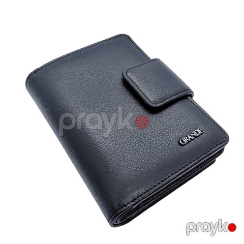 Qadınlar üçün dəri pul kisəsi Grande 2609_1 qara — Bakı