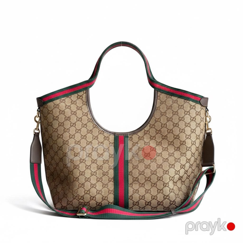 Gucci Ophidia Medium Tote – Klassik GG Canvas və İkonik Veb Detallı Çanta — Çantalar, çamadanlar, cüzdanlar, Bakı (2)