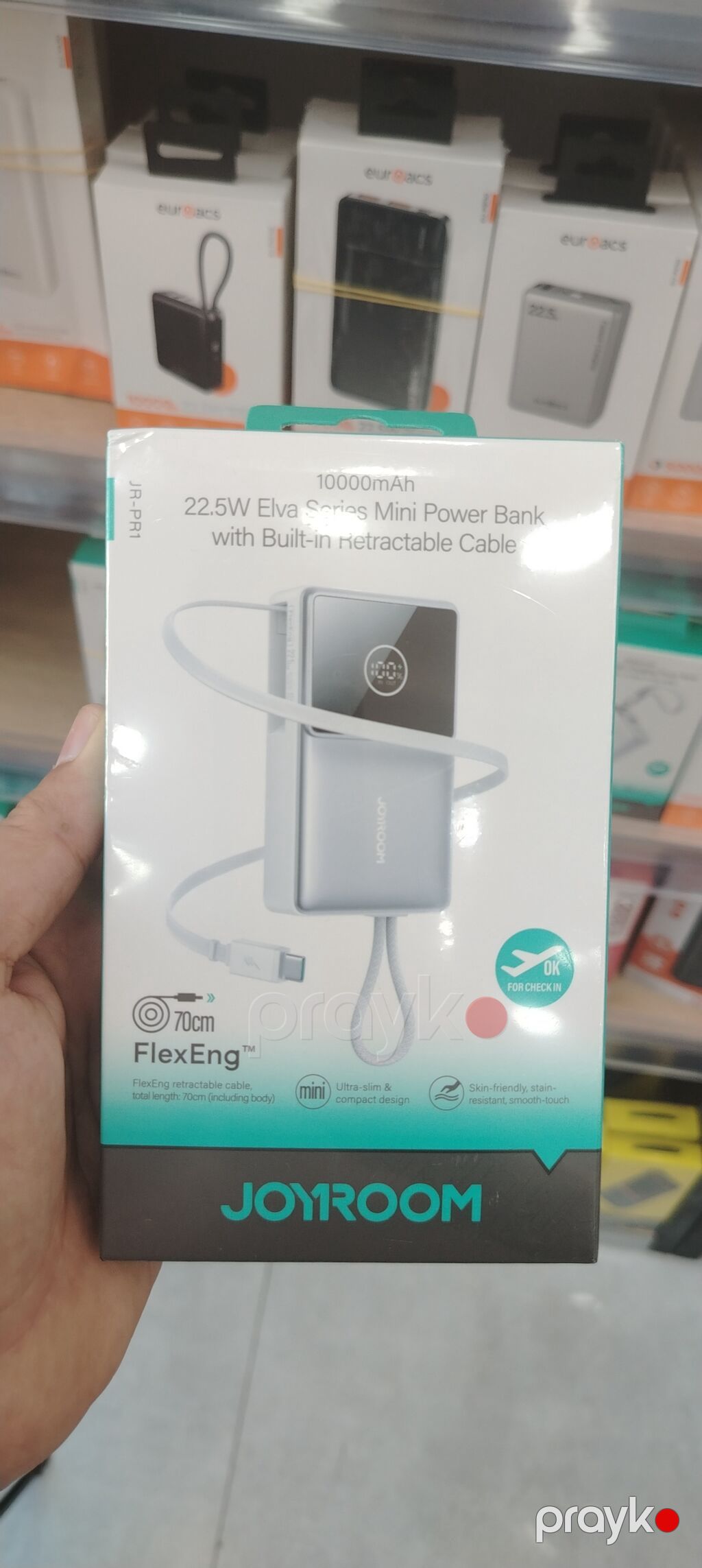 Euroacs və Joyroom powerbank modelləri 1) Euroacs EU-PB13 – LED — Powerbank-lər, Bakı (2)