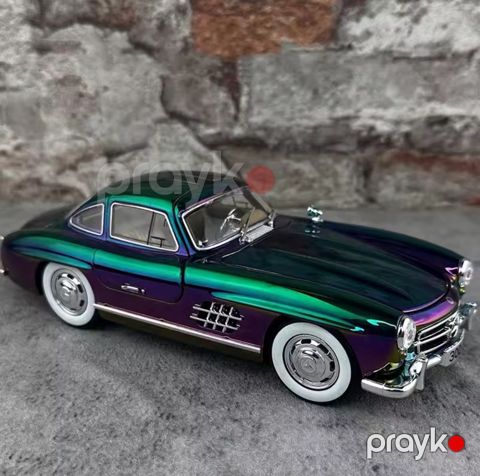 Avtomobil modeli Mercedes Benz, 300SL Klassik Vintage avtomobil Uşaq Oğlan Ad günü Hədiyyə Kolleksiyası 20x7.5x4.5 Sm — Bakı