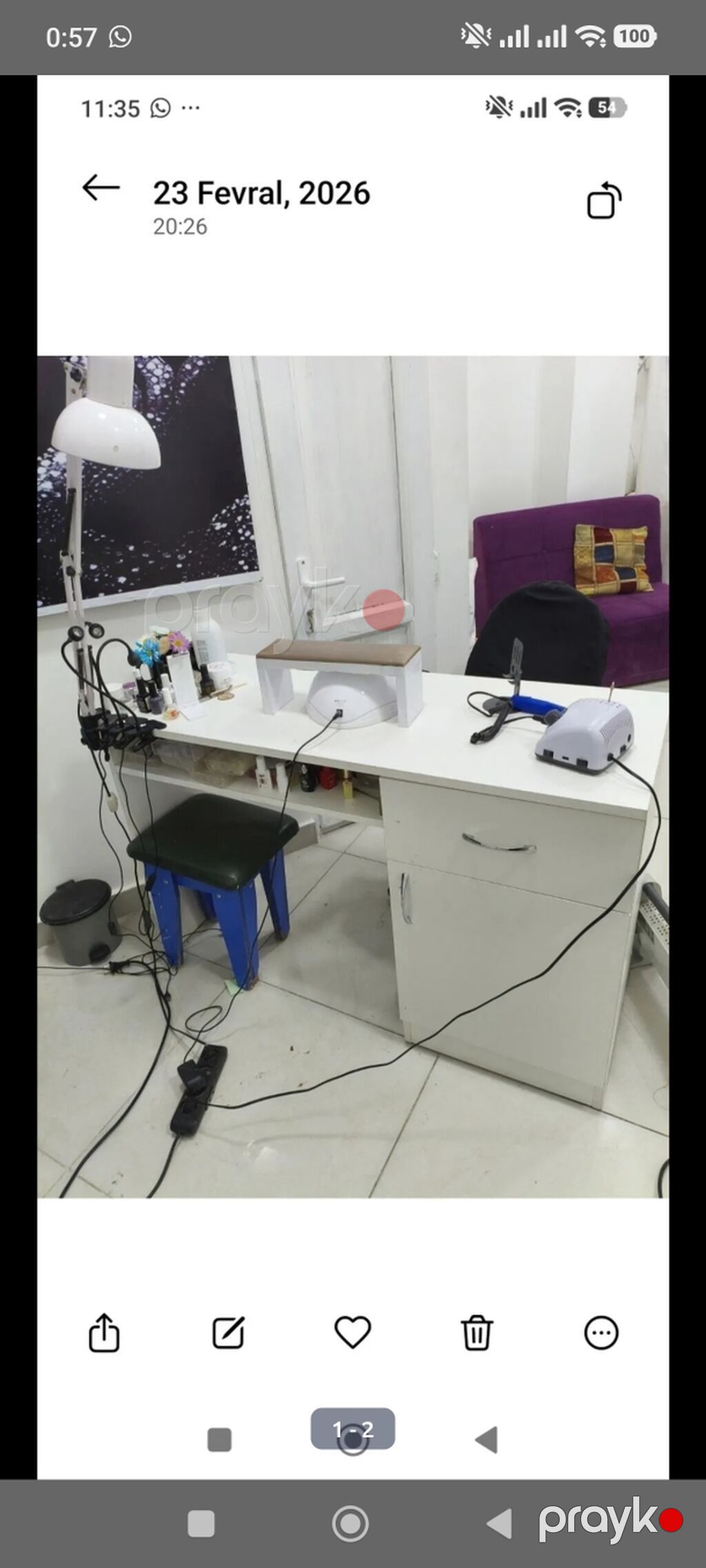 Düz masa, Siyirməli, Polkalı — Salon mebeli, Bakı (2)