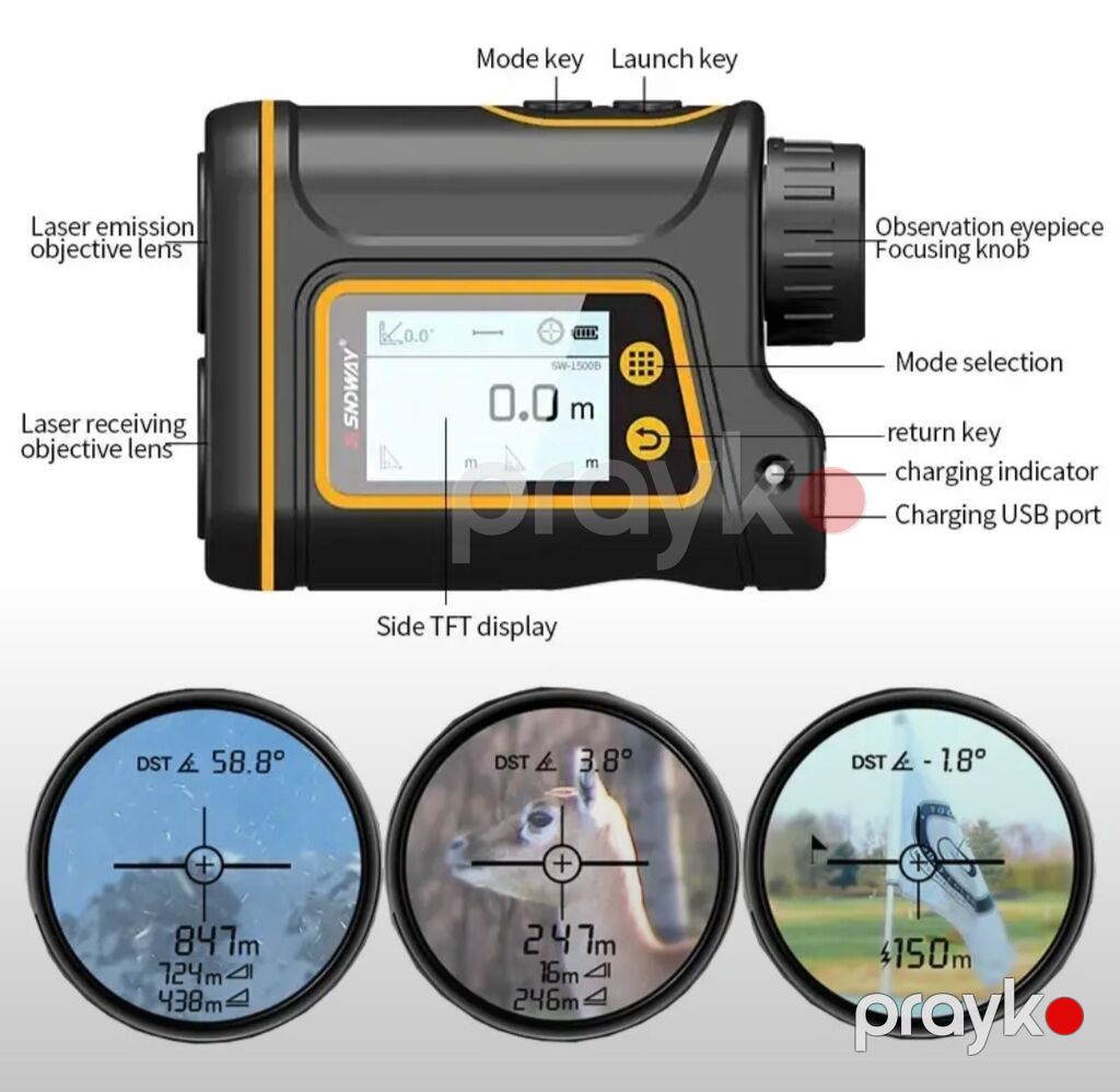 Yeni Lazer məsafə ölçən, Rəngli displey, Tripod girişli, USB girişli, Ünvandan götürmə, Pulsuz çatdırılma, Ödənişli çatdırılma, Kredit yoxdur — Ölçü alətləri, Bakı (2)