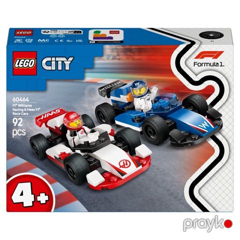 Konstruktor No Brand City F1 Williams Racing & Haas F1 Race Cars 60464 — Bakı