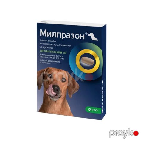 İtlər üçün həb Krka Милпразон, 125 mg, 1 əd — Bakı