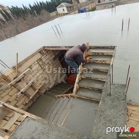 Beton dəmir qelib isleri — Bakı