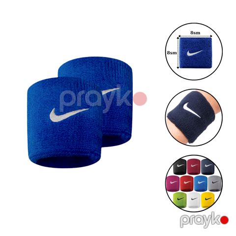 Bilək üçün sarğı Colosseum Nike 1733 pambıq/neylon, 8x8 sm, mavi — Bakı