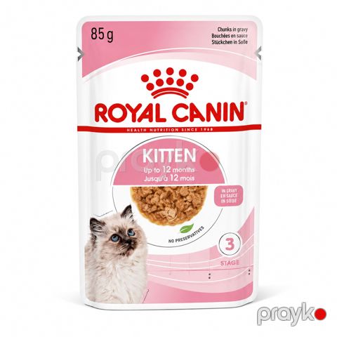 Nəm yem Royal Canin pişik balaları üçün, sousda tikələr, 85 q — Bakı