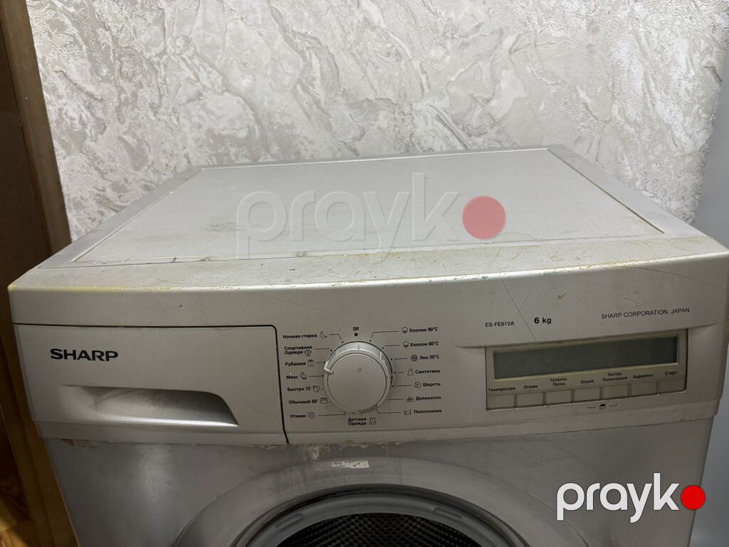 Sharp ES-FE610A paltaryuyan maşın - Yükləmə tipi: ön - Tutum: 6 kq — Çamaşır maşınları, Bakı (4)