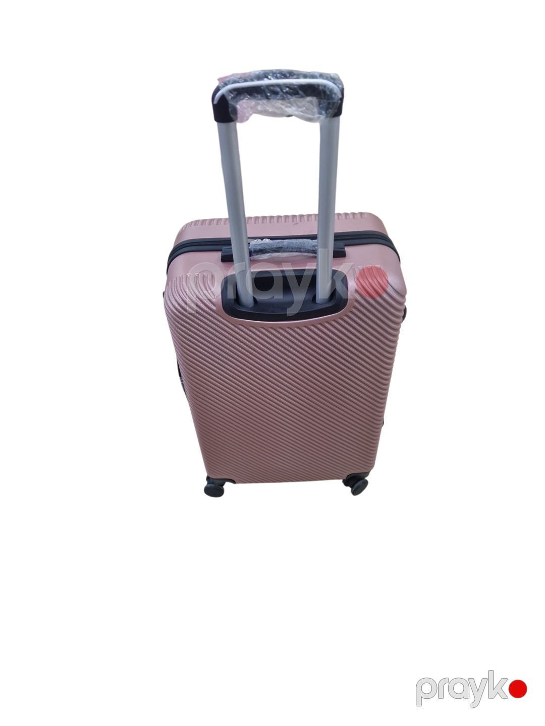 Çamadan 4 təkərli, çəhrayı, silikon, ölçü L — Çamadanlar, Bakı (2)