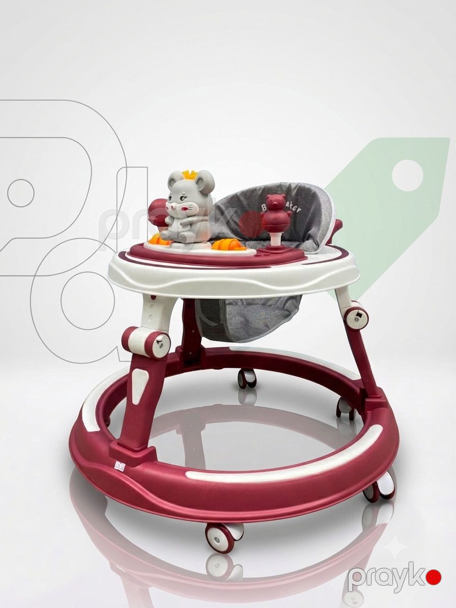 Yerimə arabası, N-509, 6 ay+, plastik/metal, qırmızı — Mallar, Bakı