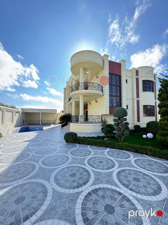 Satılır 5 otaqlı həyət evi/bağ evi 450 m² — Ev, villa, Bakı (3)