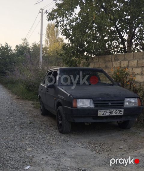VAZ 2109 (Samara) hatchbek - Kuzov: 5 qapılı hatchbek, qara rəng — Xaçmaz