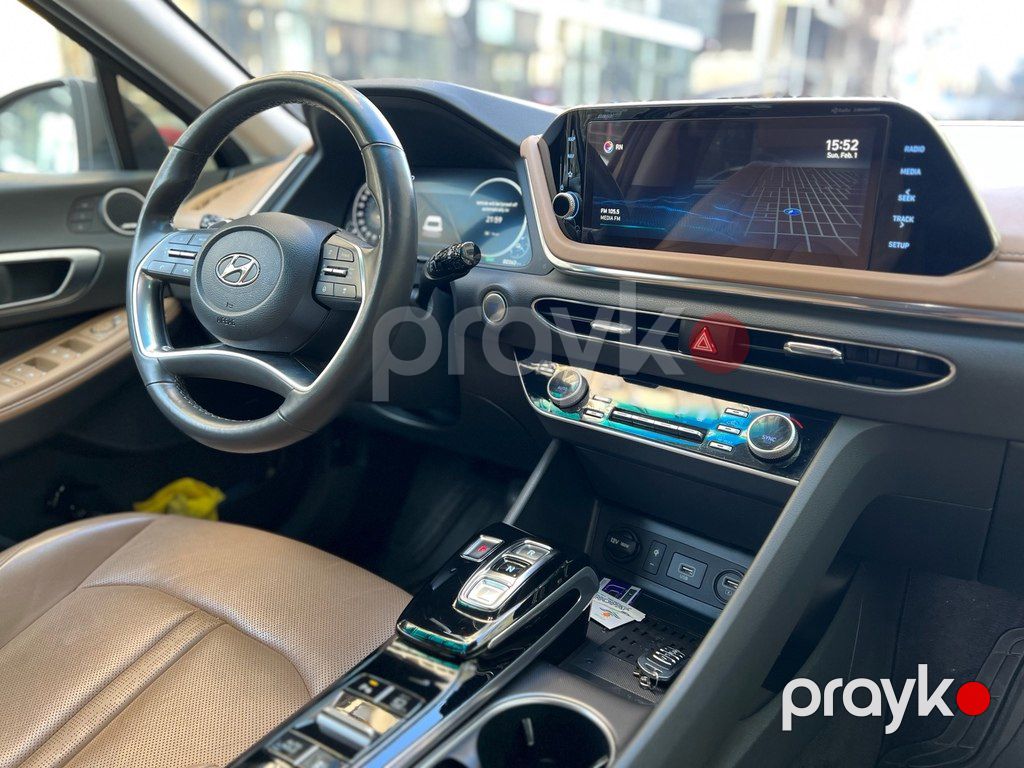 Hyundai Sonata, 2.0 L, 1.62 kWh, 2021 il, 93 200 km — Avtomobillər, Bakı (10)