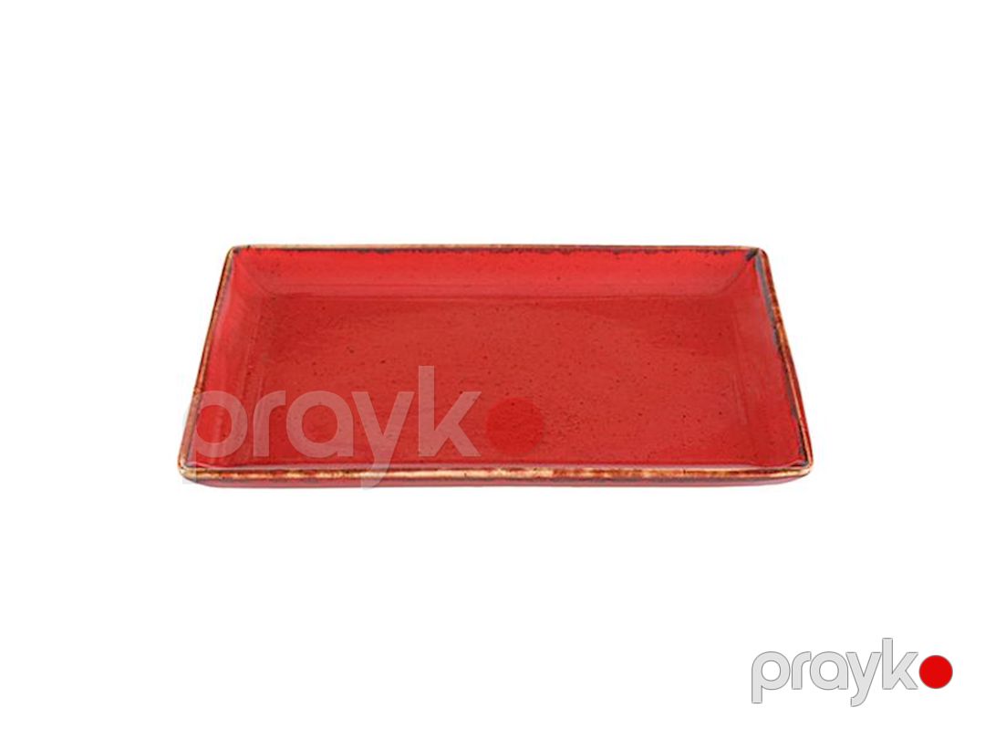 Boşqab Porland Seasons, farfor, qırmızı, 18x13 sm — Mallar, Bakı (2)
