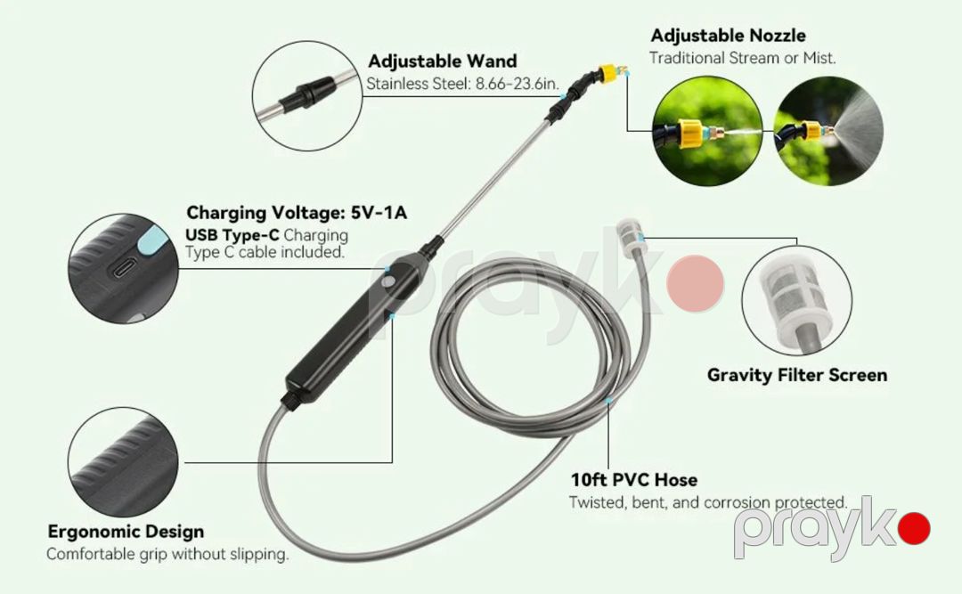 Bağ üçün çiləyici 4075 3.7v-5M — Mallar, Bakı (3)