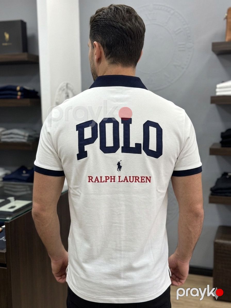 Kişilər üçün polo 52304482, pambıq, ağ, ölçü M — Mallar, Bakı (2)