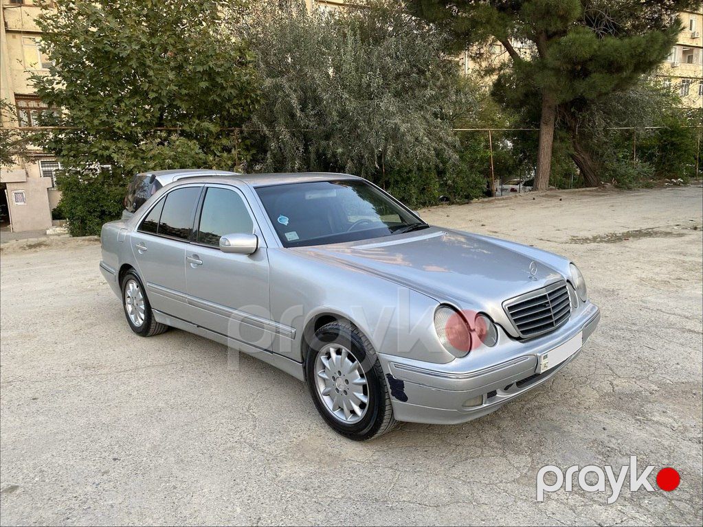 Mercedes E 220, 2.2 L, 2000 il, 327 000 km — Avtomobillər, Bakı (7)