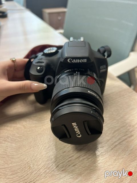 Canon EOS 2000D Dslr fotoaparat + Canon EF‑S 18‑55mm f/3.5‑5.6 IS II — Bakı
