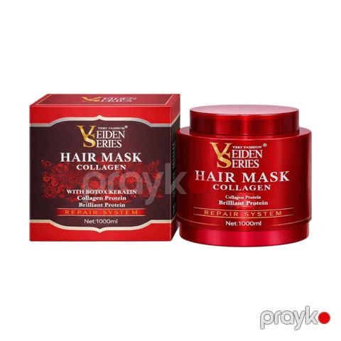 Saç maskası Veiden Series Collagen zədələnmiş və quru saçlar üçün 1000 ml — Bakı