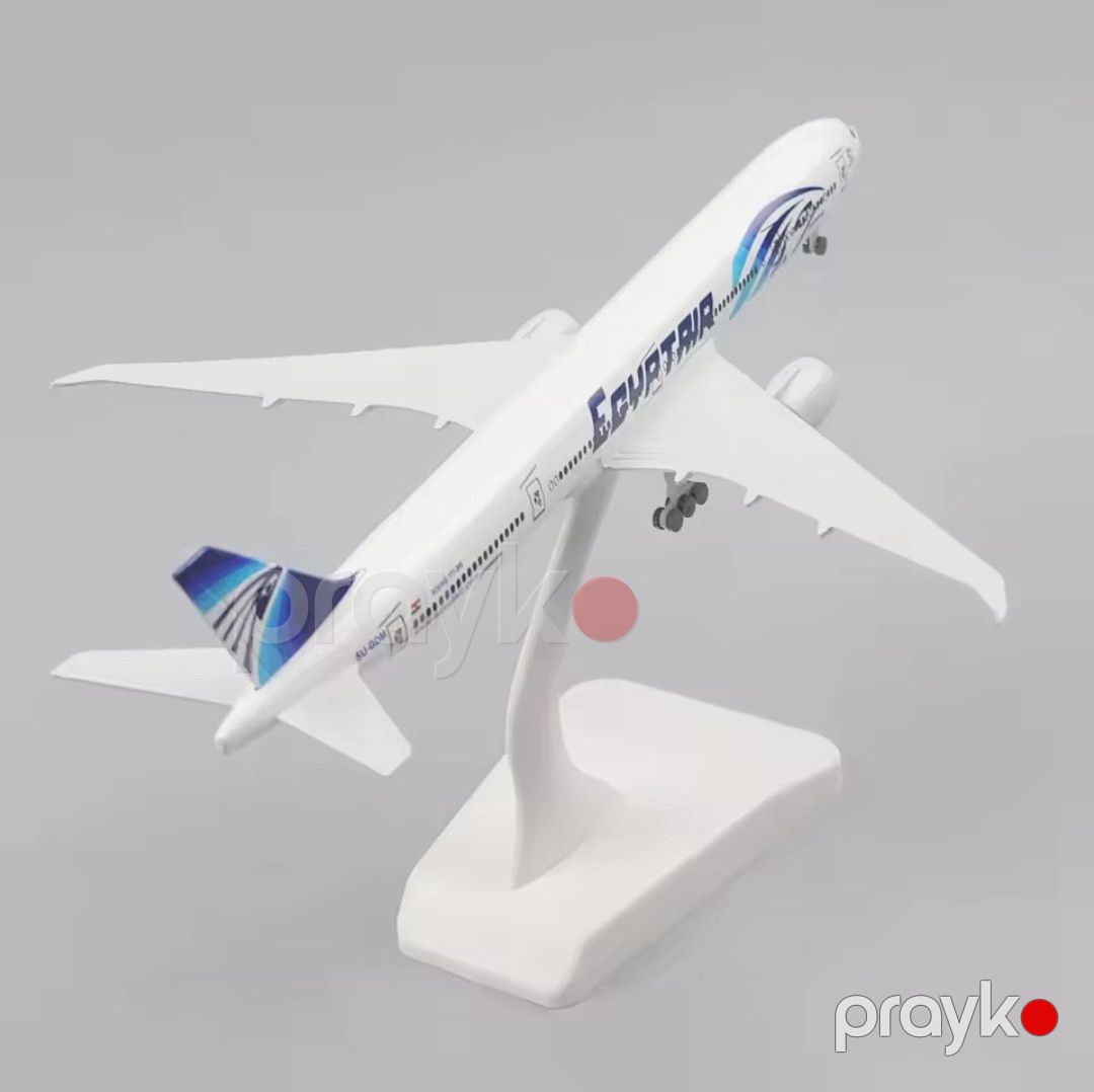 Kolleksiya fiquru Aircraft Model EgyptAir Boeing 777-300, 18x16x9 sm — Mallar, Bakı (3)