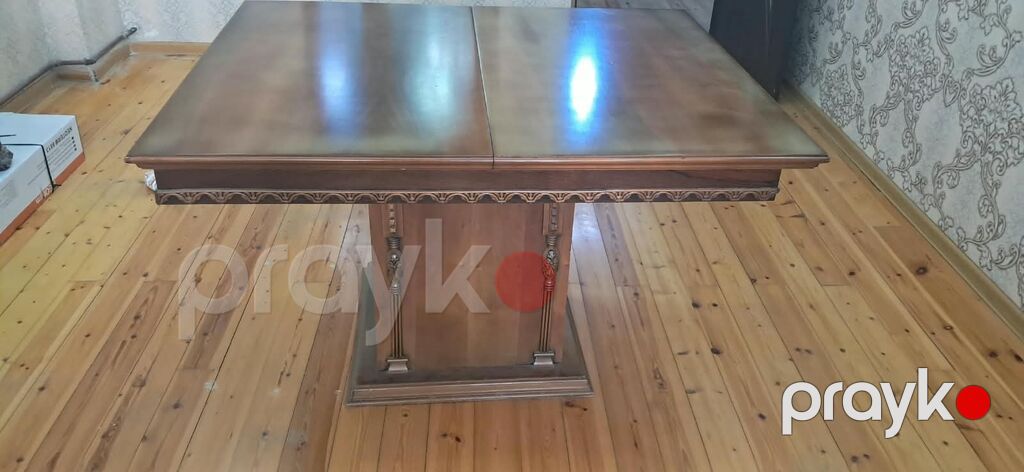 Klassik masa, Yeni, Açılan, Taxta, Dördbucaq masa — Masalar, Bakı (2)