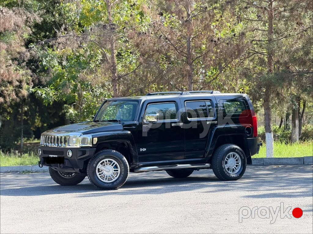 Hummer H3, qara rəng, 5 qapı SUV 3.2cdi dizel 4göz matoru qoyulub — Avtomobillər, Kürdəmir (9)