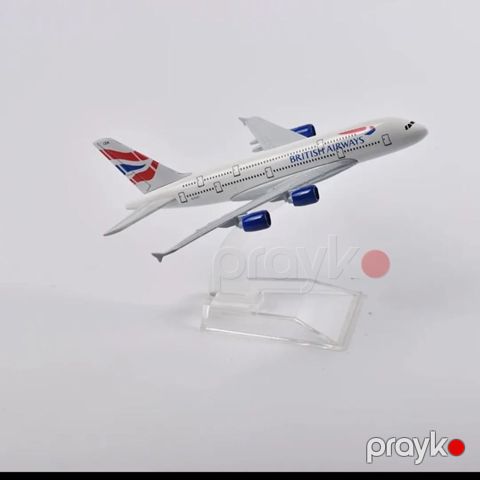 Kolleksiya fiquru British AirWays Airbus A380, 13.5x15x9 sm — Bakı