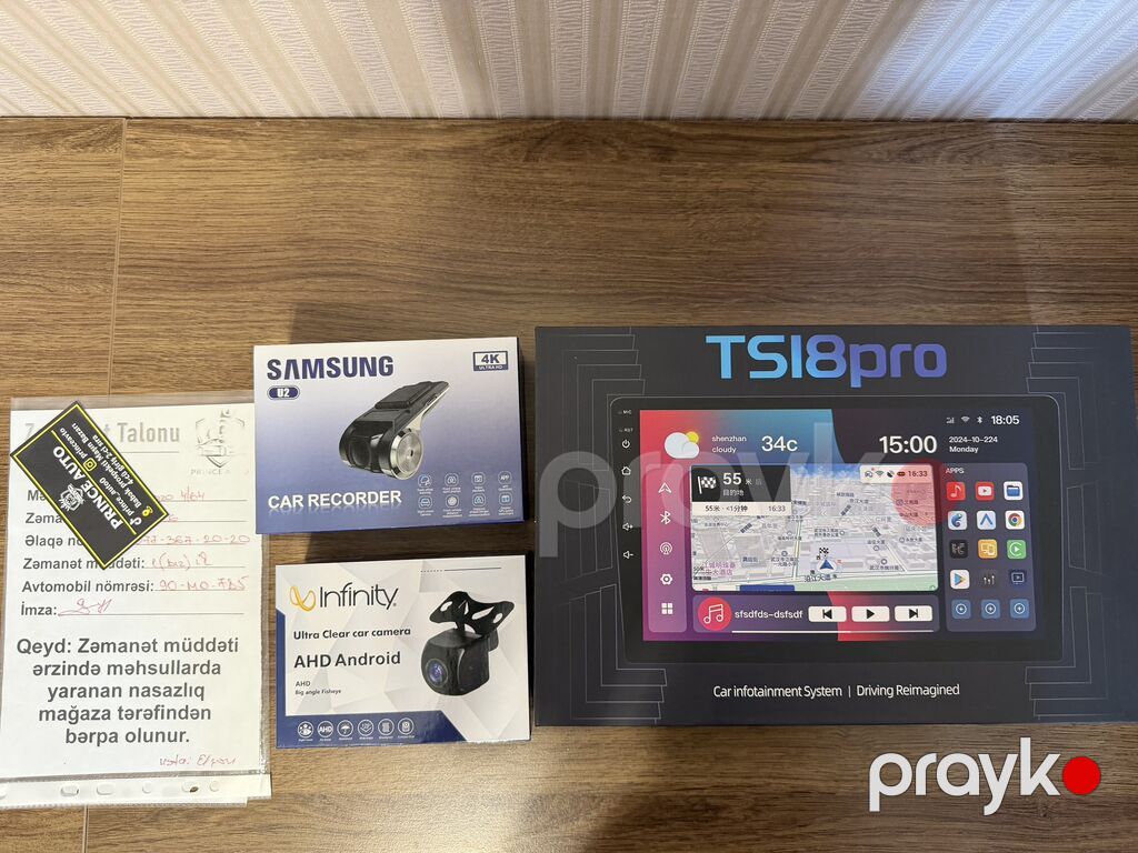 Maşının üzərinə qoyulub. Bəyənmədiyim üçün çıxartdırmışam. Ümumiyyətlə — Avtomobil televizorları və monitorları, Bakı (2)