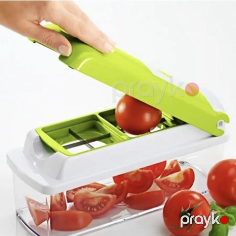 Tərəvəz doğrayıcı Nicer Dicer NT17, yaşıl — Bakı