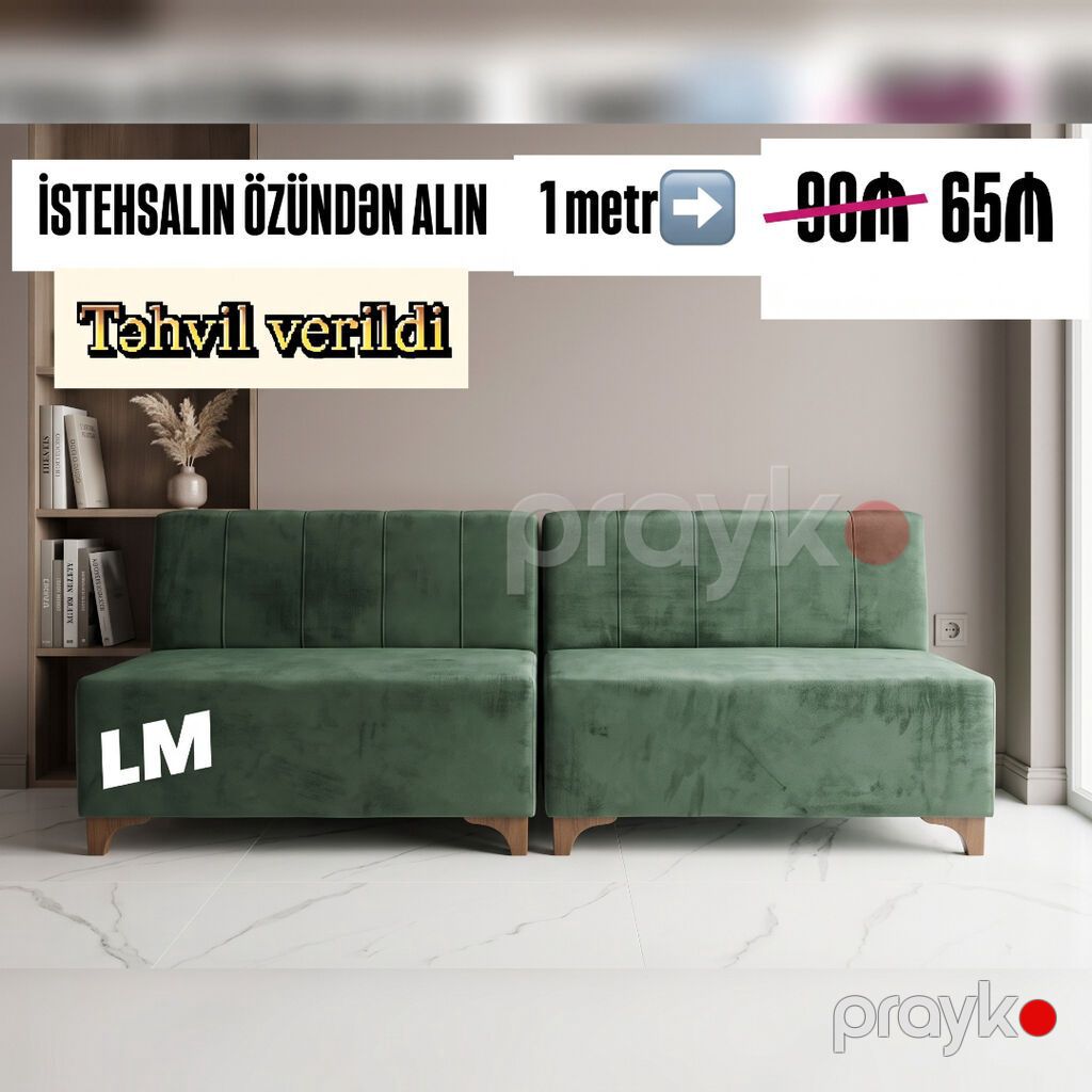 Mətbəxofis,çay evi,salon üçün mini divanlar Qiymət 65₼ — Divanlər, Bakı (2)