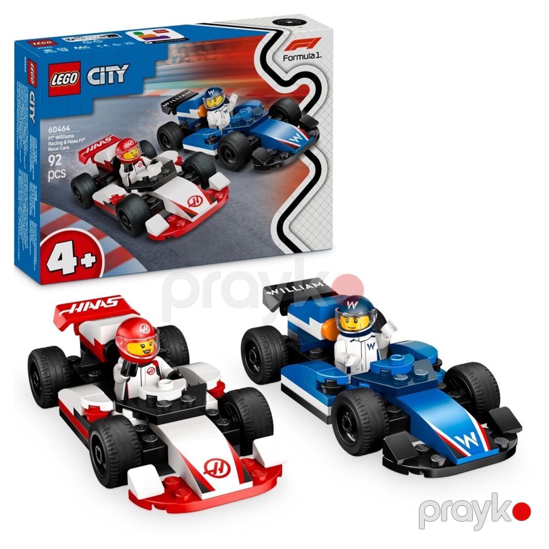 Konstruktor No Brand City F1 Williams Racing & Haas F1 Race Cars 60464 — Mallar, Bakı (2)