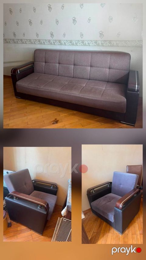 İşlənmiş, Divan, 2 kreslo, Bazalı, Açılan — Digah