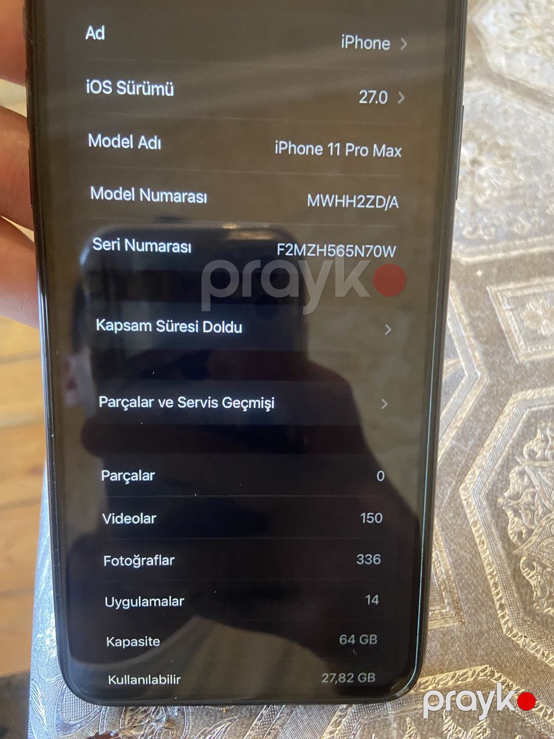 Apple iPhone 11 Pro Max Midnight Green 64GB/4GB — Smartfonlar, Gəncə (6)