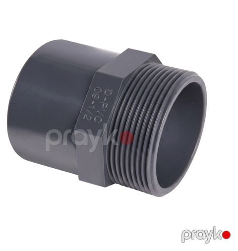 Pimtaş Upvc tək tərəf çöl dişli adaptor – 20–50 mm — Bakı