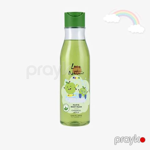 Uşaqlar üçün saç və bədən şampunu Oriflame Love Nature, alma ilə, 250 ml — Bakı